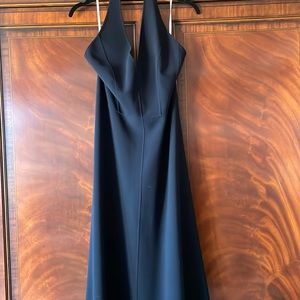 Black Halter Dress floor length